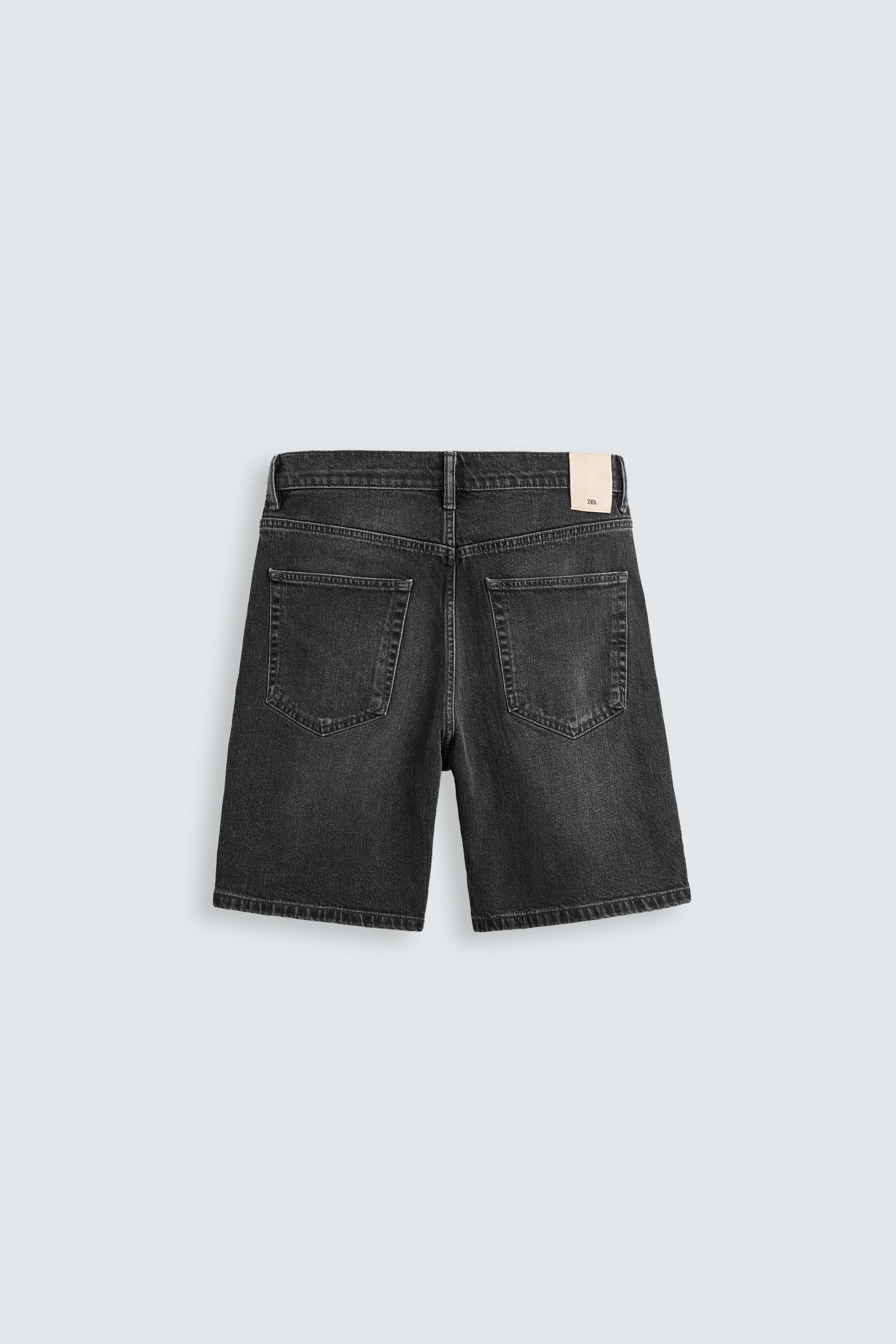 REGULAR FIT DENIM SHORTS